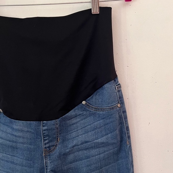 Liverpool The Crop Maternity Jeans Lanier Mid Wash Size 6/28 - Picture 5 of 12